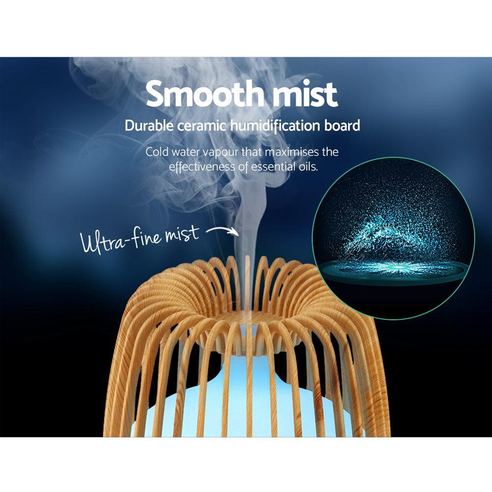 Devanti Aroma Diffuser Aromatherapy Remote 500ml - Harrogates