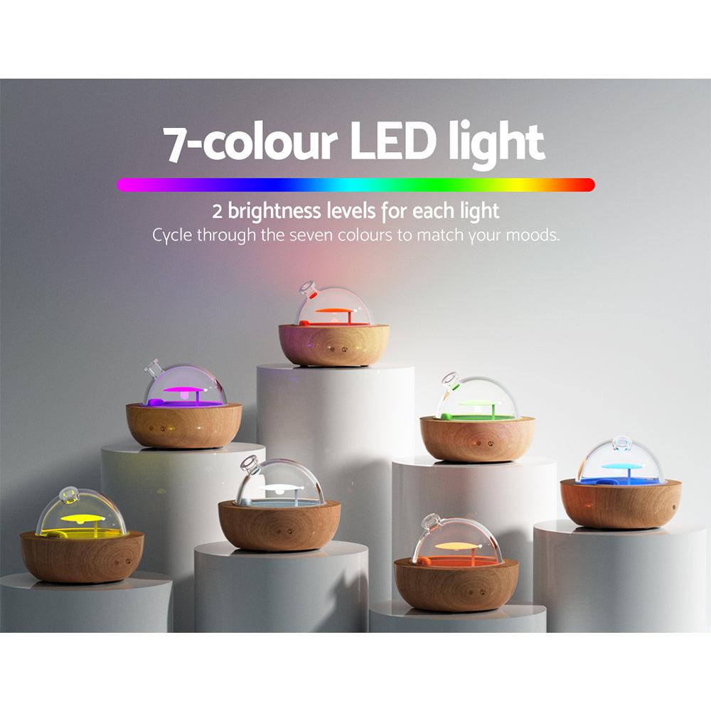 Devanti Aroma Diffuser Aromatherapy Glass 200ml - Harrogates