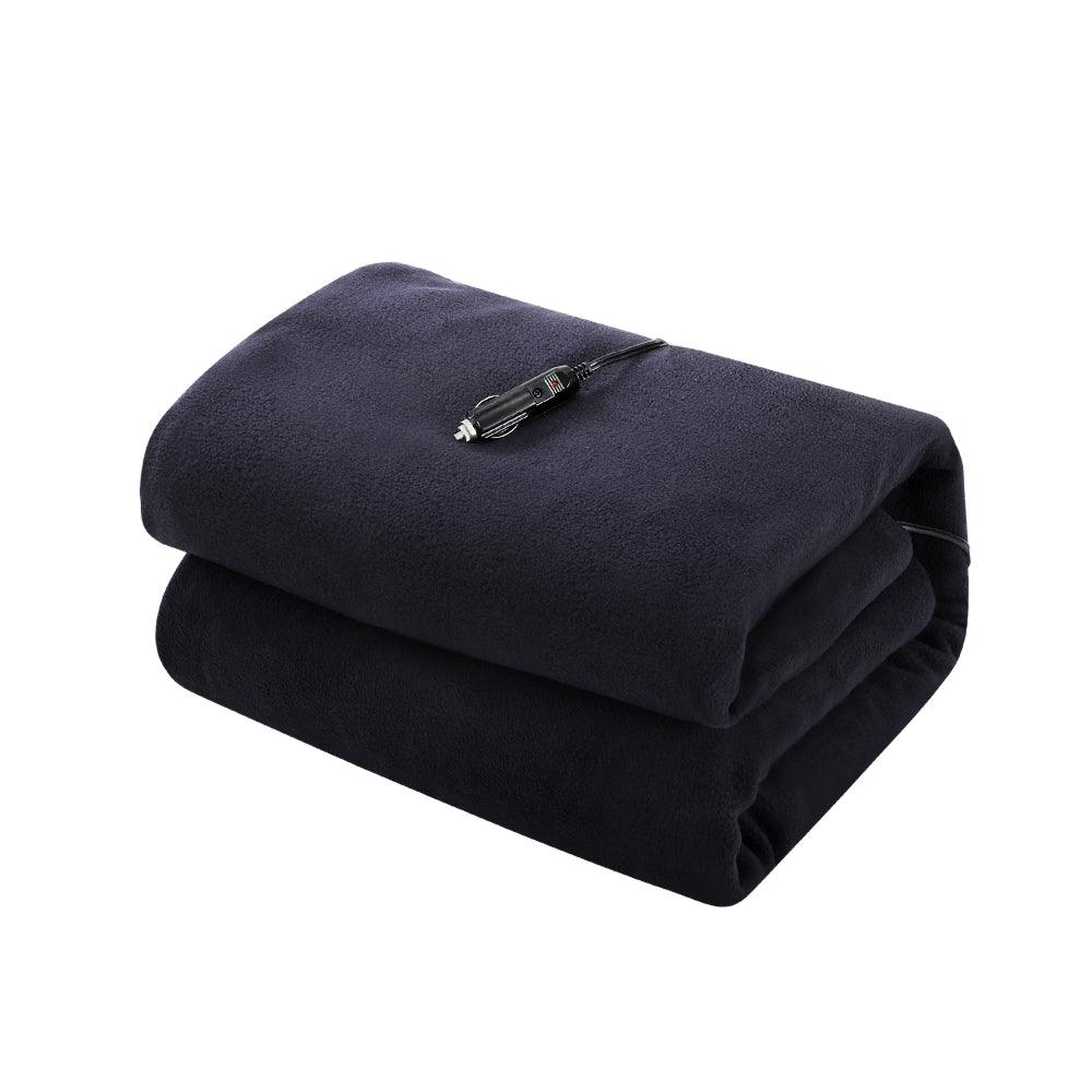 Giselle Electric Heated Blanket Car Truck Throw Rug Travel Camping 12V DC Aut - Harrogates