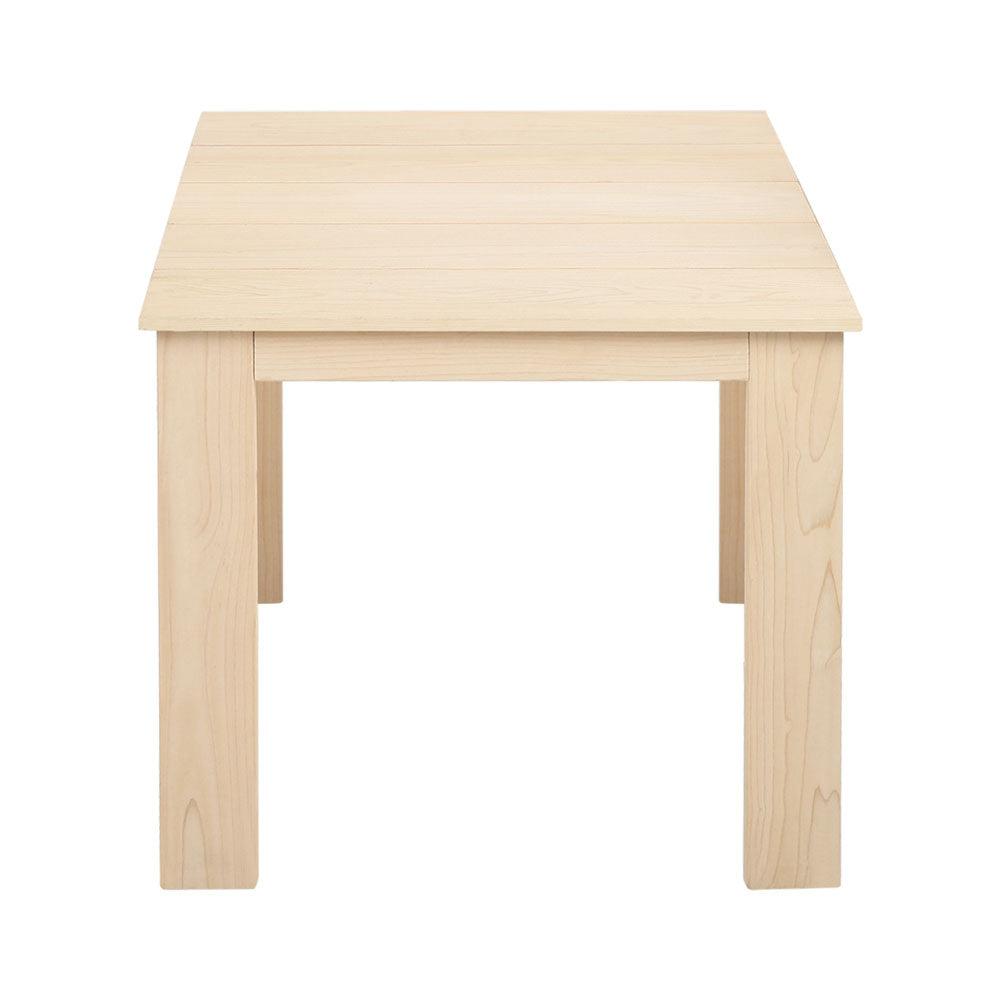 Gardeon Coffee Side Table Wooden Desk Outdoor Furniture Camping Garden Natural - Harrogates
