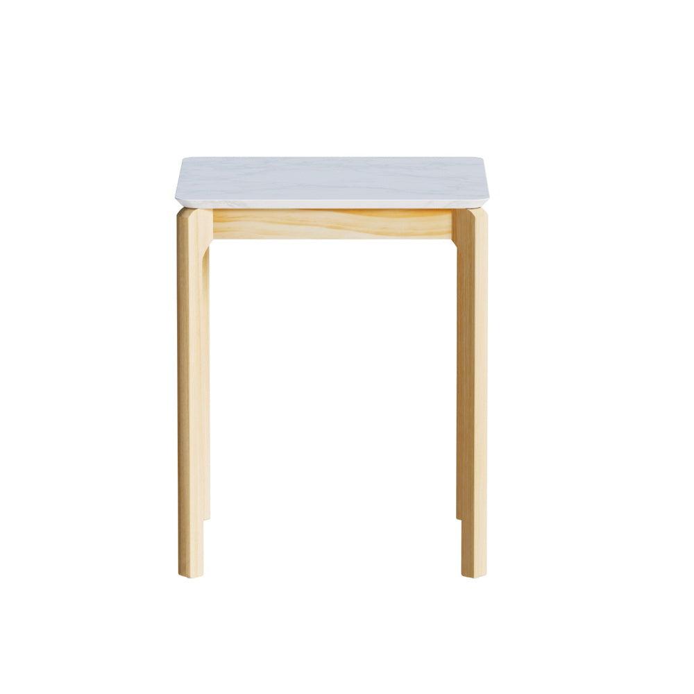 Artiss Coffee Table Marble Effect Square - Harrogates