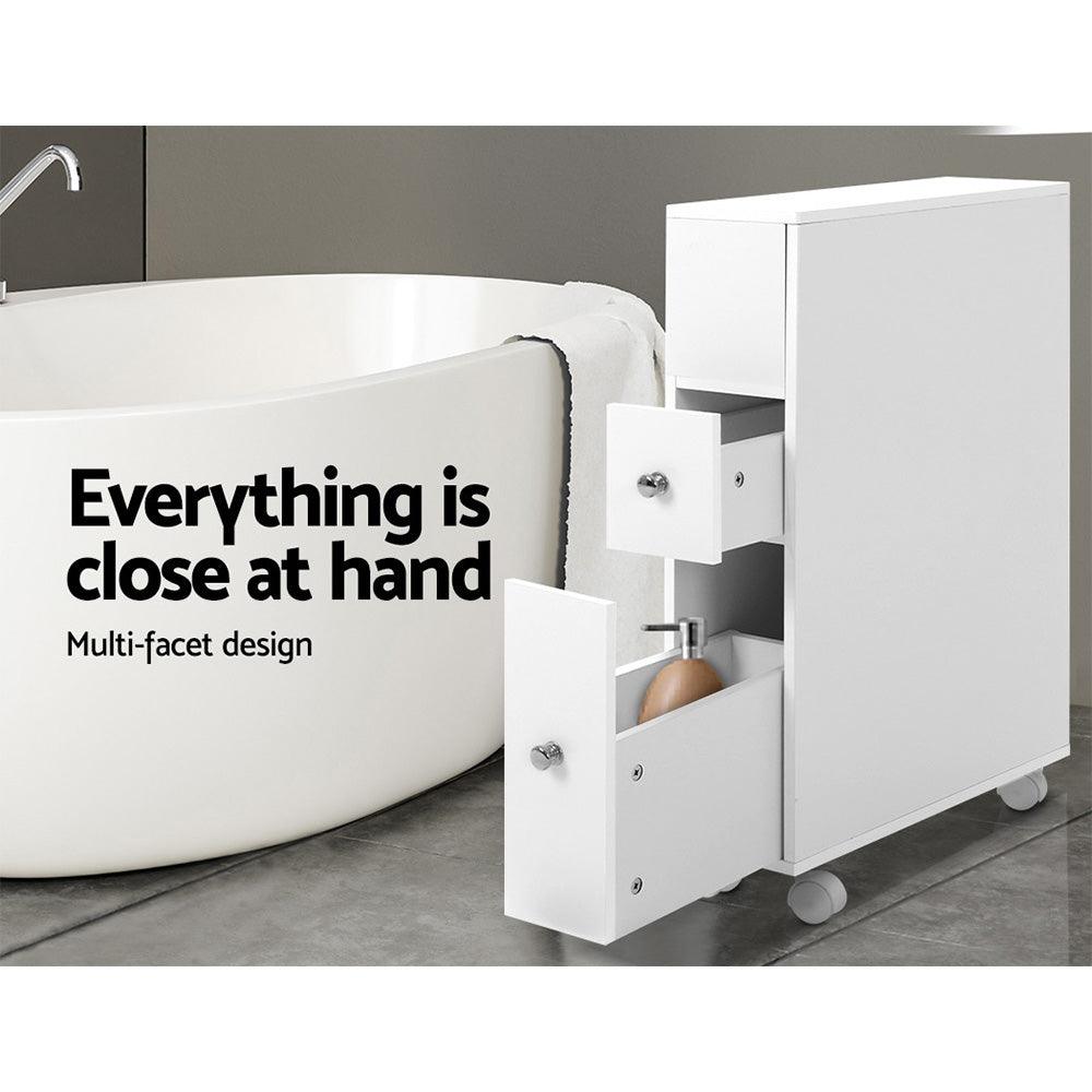 Artiss Bathroom Cabinet Storage Toilet Organiser - Harrogates