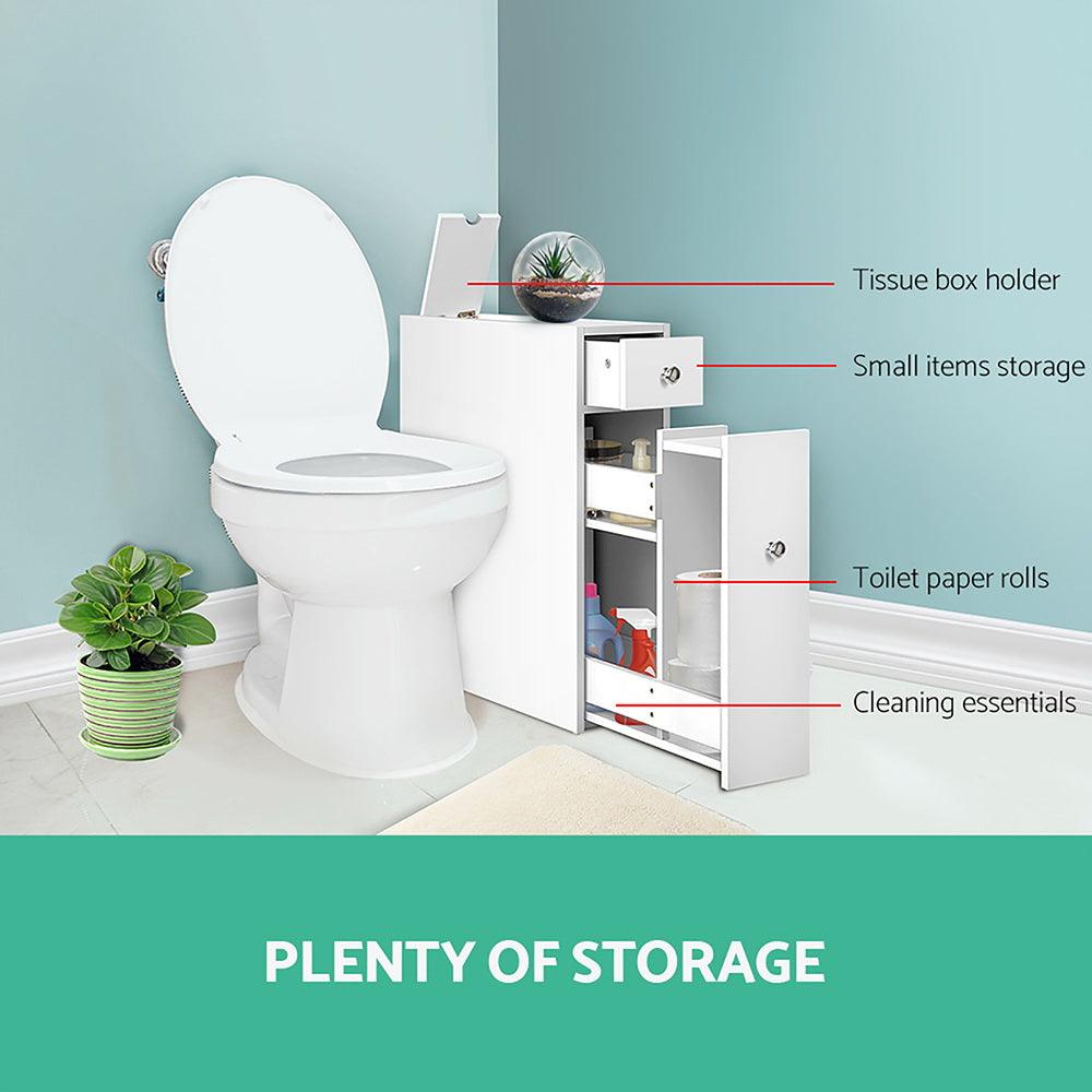 Artiss Bathroom Storage Cabinet Tissue Holder - Harrogates
