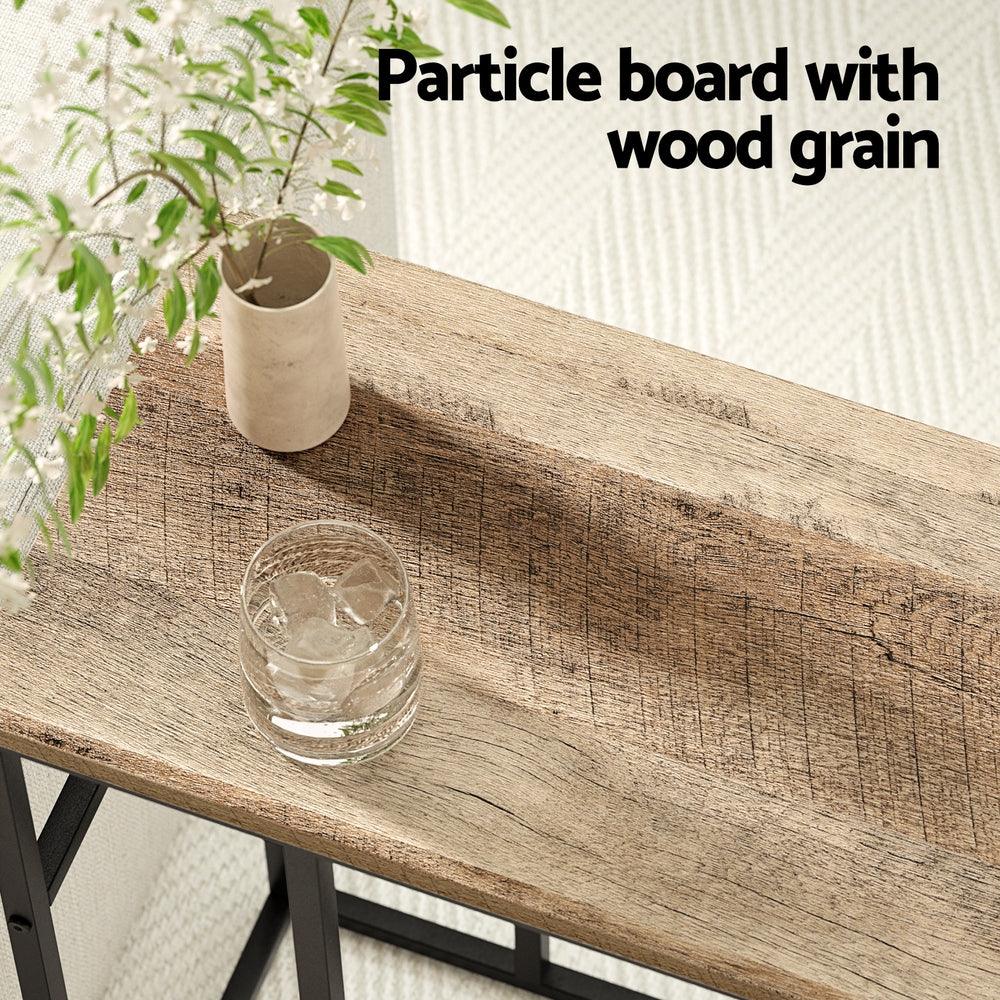 Artiss Coffee Table Side Table Walnut Anika - Harrogates