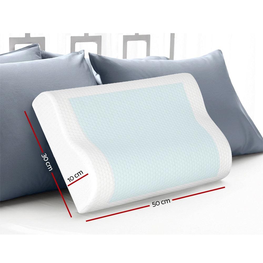 Giselle Bedding Contour Pillow Cool Gel Twin Pack - Harrogates