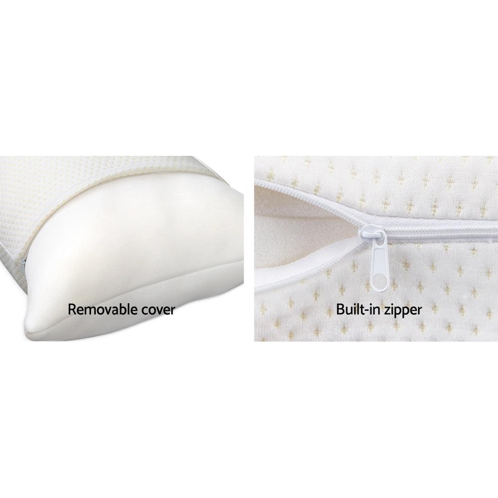 Giselle Bedding Memory Foam Pillow 19cm Thick Twin Pack - Harrogates