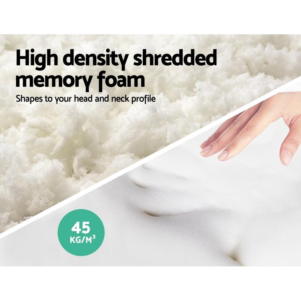 Giselle Bedding Memory Foam Pillow 13cm Thick Twin Pack - Harrogates