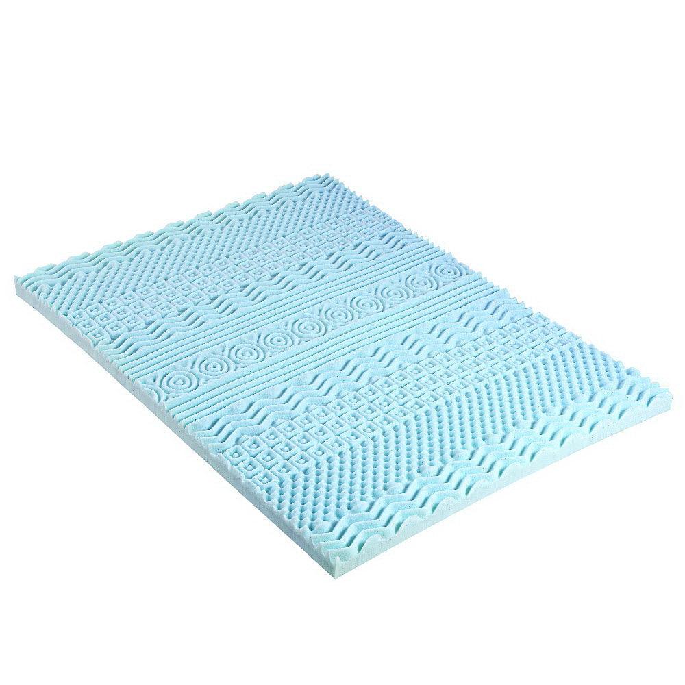Giselle Bedding Memory Foam Mattress Topper 11-Zone 8cm Double - Harrogates