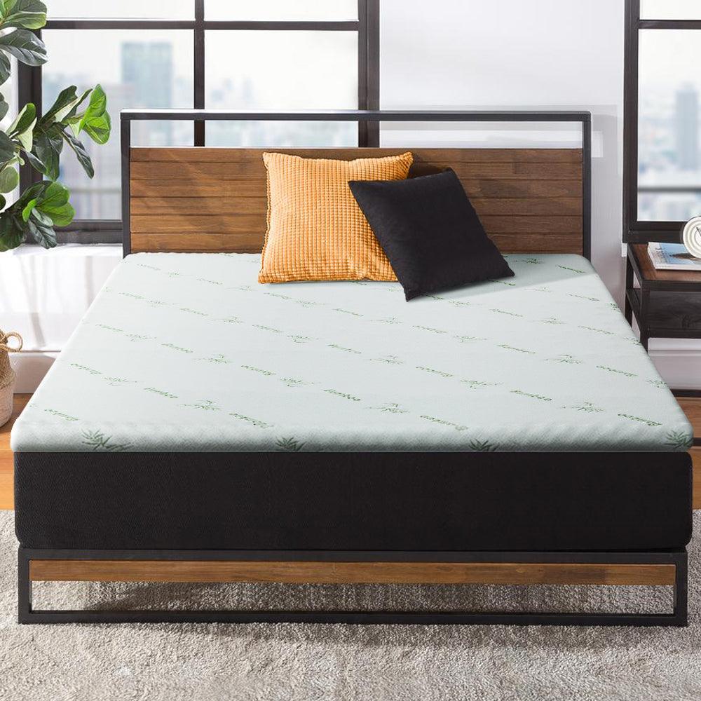 Giselle Bedding Memory Foam Mattress Topper Cool Gel 5cm Single - Harrogates