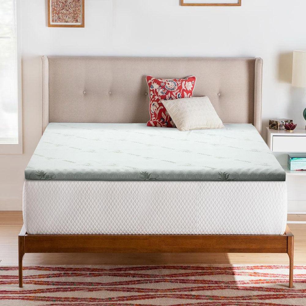 Giselle Bedding Memory Foam Mattress Topper Cool Gel 8cm Double - Harrogates