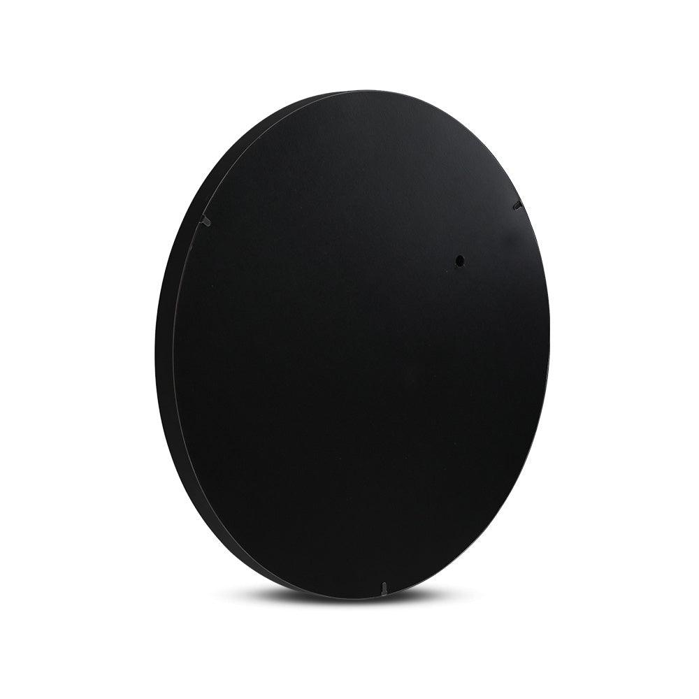 Embellir Wall Mirror Makeup 60cm Home Decor Framed Mirrors Bathroom Round Black - Harrogates