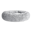 i.Pet Pet Bed Dog Cat 90cm Large Calming Soft Plush Light Charcoal - Harrogates