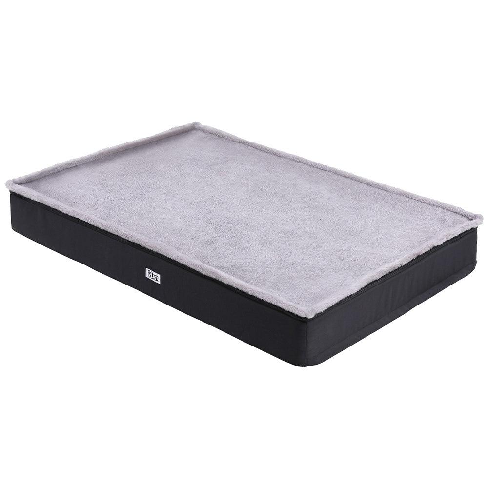 i.Pet Pet Bed Dog Cat Large Calming Soft Sofa Foam Cushion Washable Cover Grey - Harrogates