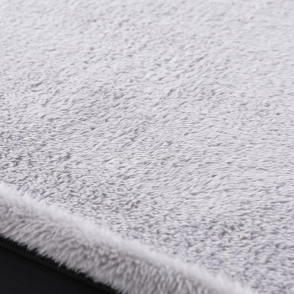 i.Pet Pet Bed Dog Cat Large Calming Soft Sofa Foam Cushion Washable Cover Grey - Harrogates