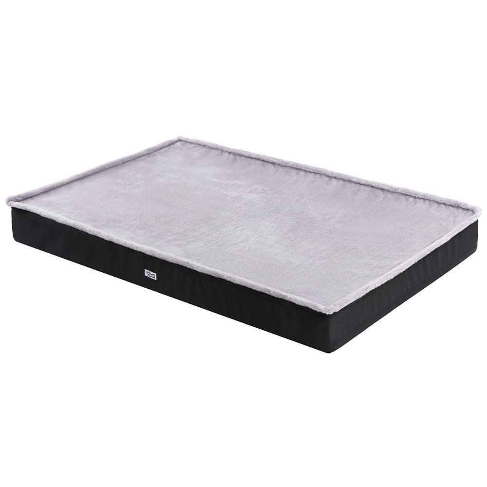 i.Pet Pet Bed Dog Cat Extra Large Calming Soft Sofa Foam Cushion Washable Cover Grey - Harrogates