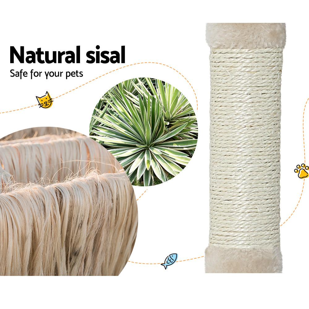 i.Pet Cat Tree 90cm Scratching Post Tower Scratcher Wood Condo House Bed Trees - Harrogates