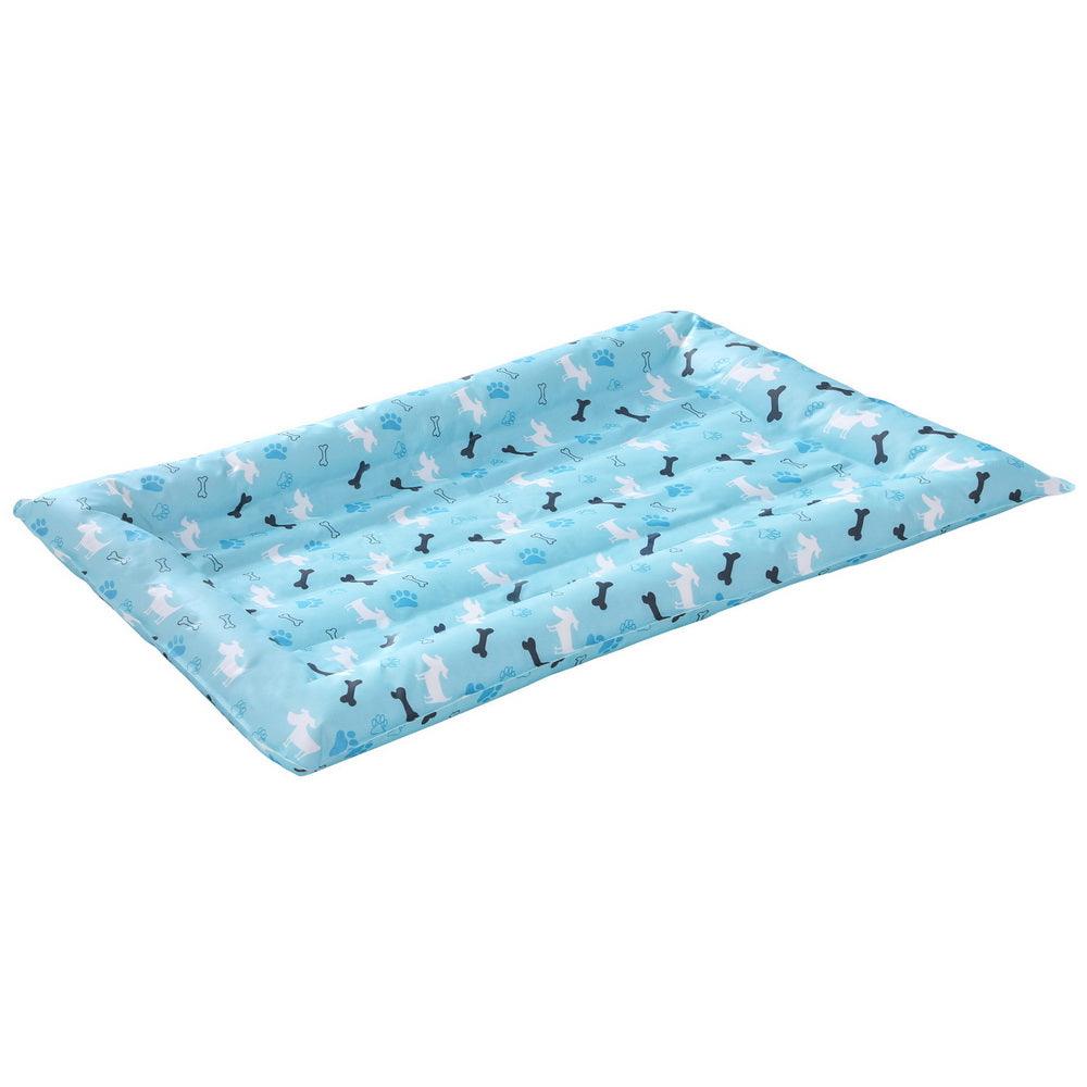 i.Pet Pet Cooling Mat Gel Dog Cat Self-cool Puppy Pad Large Bed Summer Blue - Harrogates