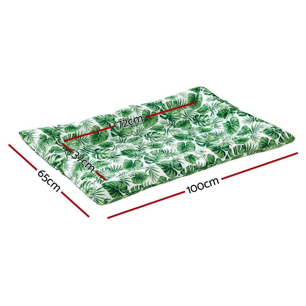 i.Pet Pet Cooling Mat Gel Dog Cat Self-cool Puppy Pad Large Bed Summer Green - Harrogates