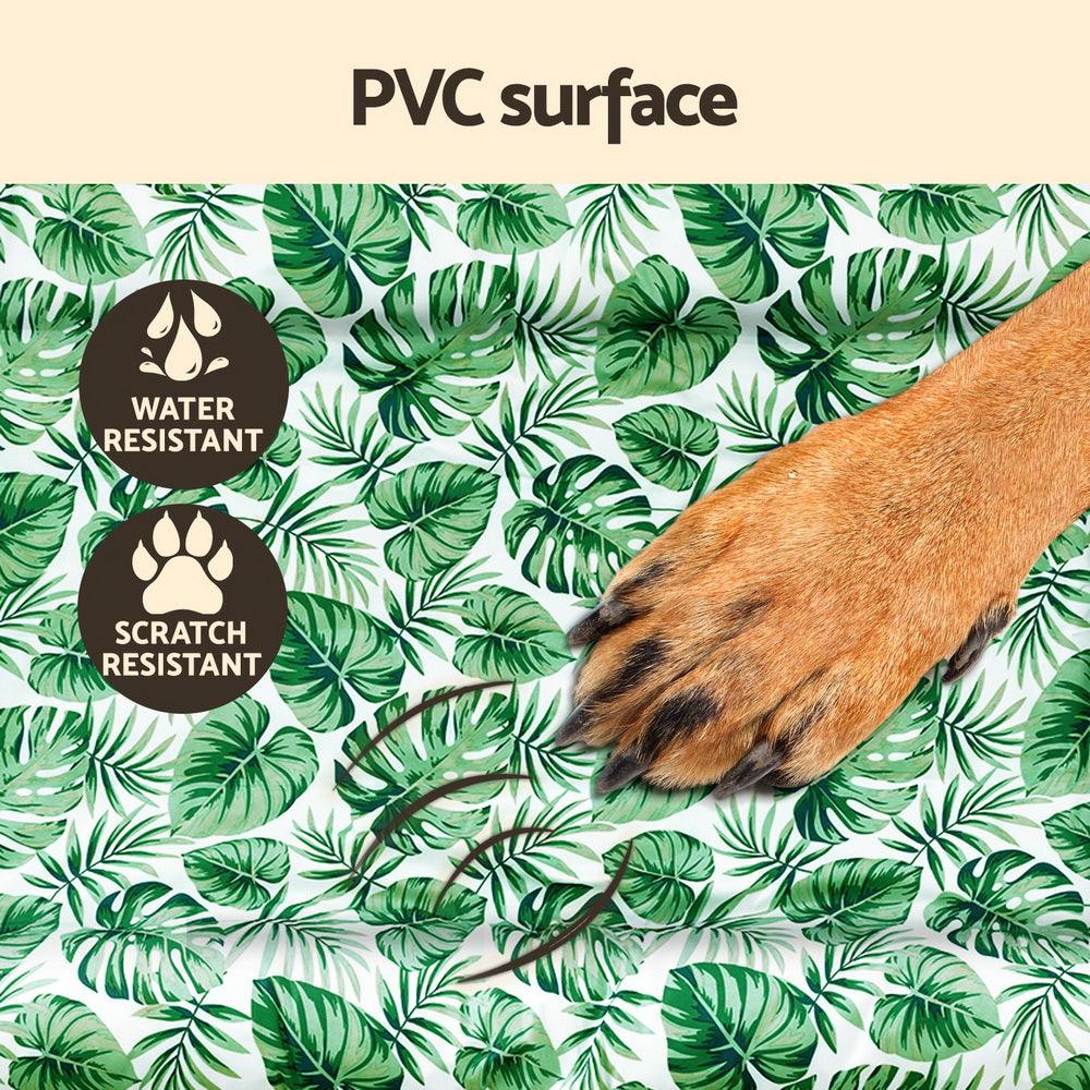 i.Pet Pet Cooling Mat Gel Dog Cat Self-cool Puppy Pad Large Bed Summer Green - Harrogates