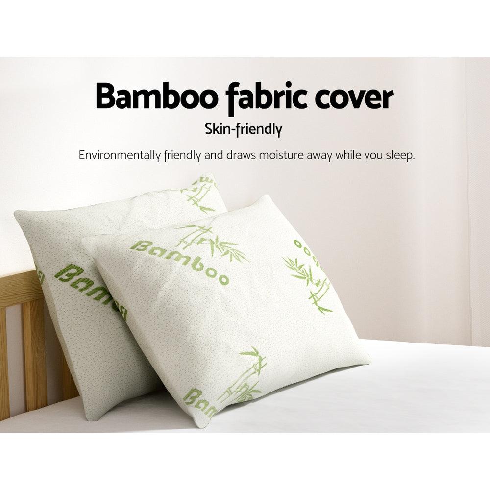 Giselle Bedding 4 Pack Bamboo Pillow Family Hotel - Harrogates