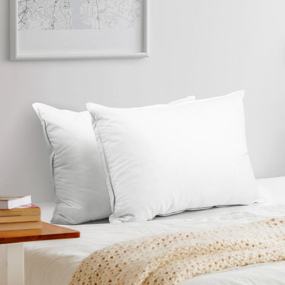Giselle Bedding Duck Feather Down Pillow Twin Pack - Harrogates