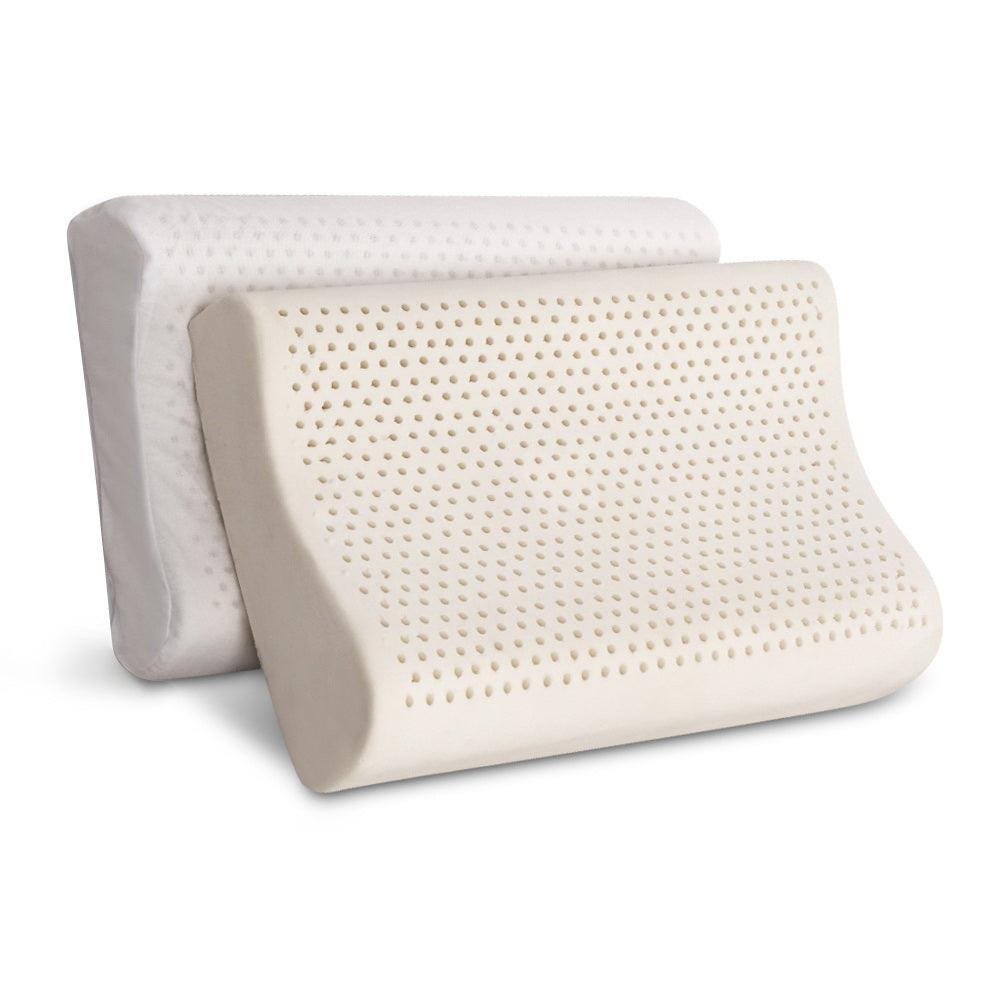 Giselle Bedding Natural Latex Pillow 2-Zone Twin Pack - Harrogates