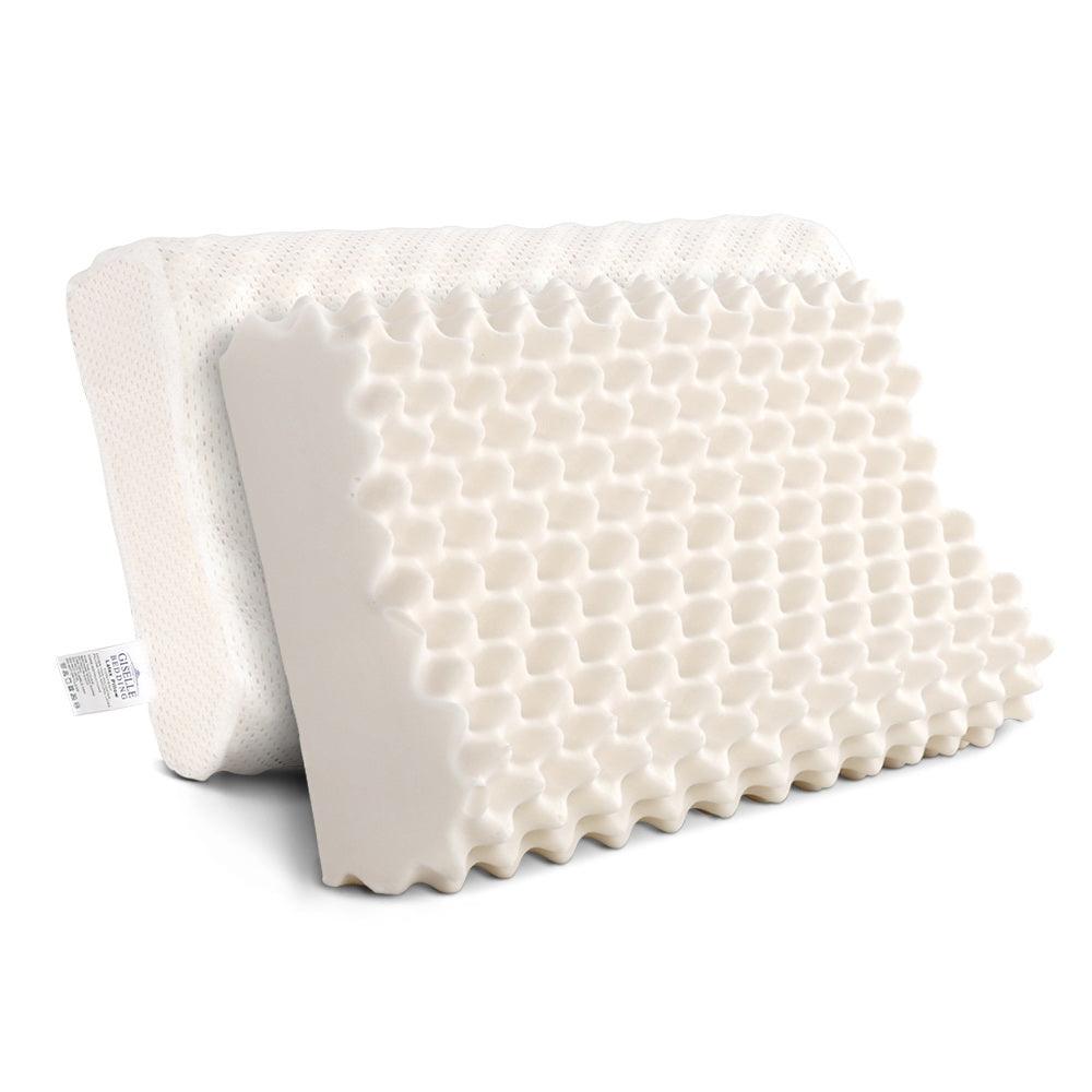 Giselle Bedding Natural Latex Pillow Twin Pack - Harrogates