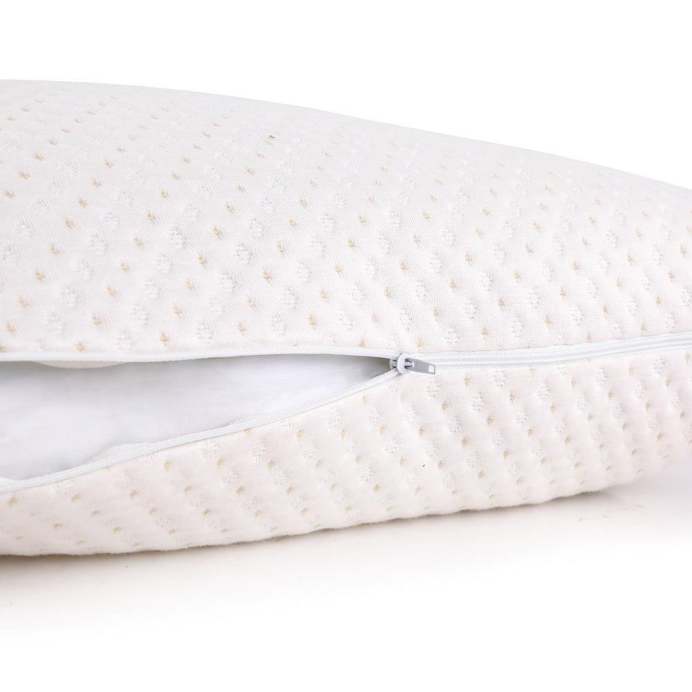 Giselle Bedding Memory Foam Pillow Bamboo Cover Twin Pack - Harrogates