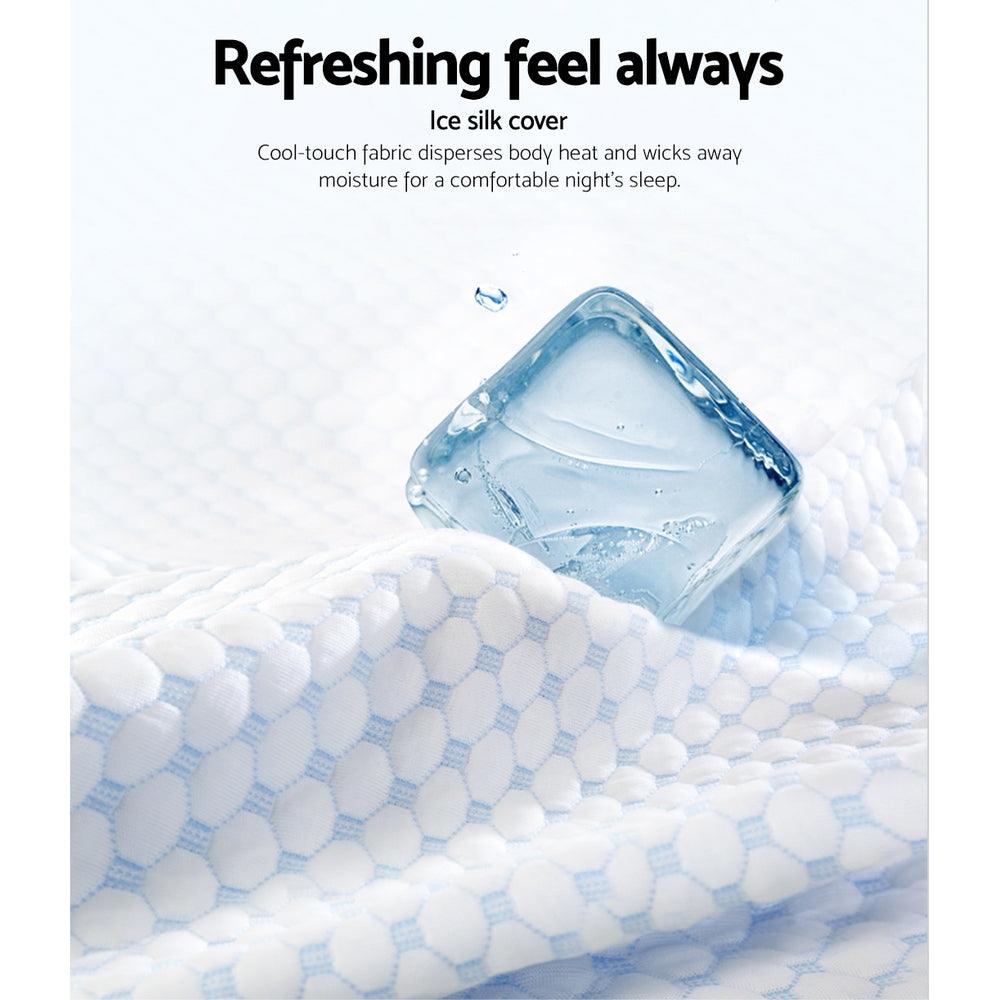 Giselle Bedding Memory Foam Contour Pillow Cool Gel - Harrogates