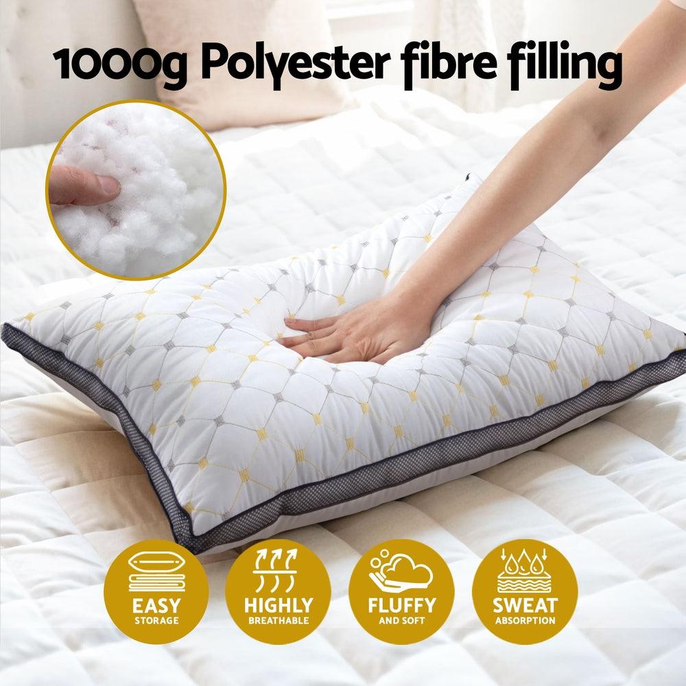 Giselle Bedding Pillows Microfibre Pillow - Harrogates