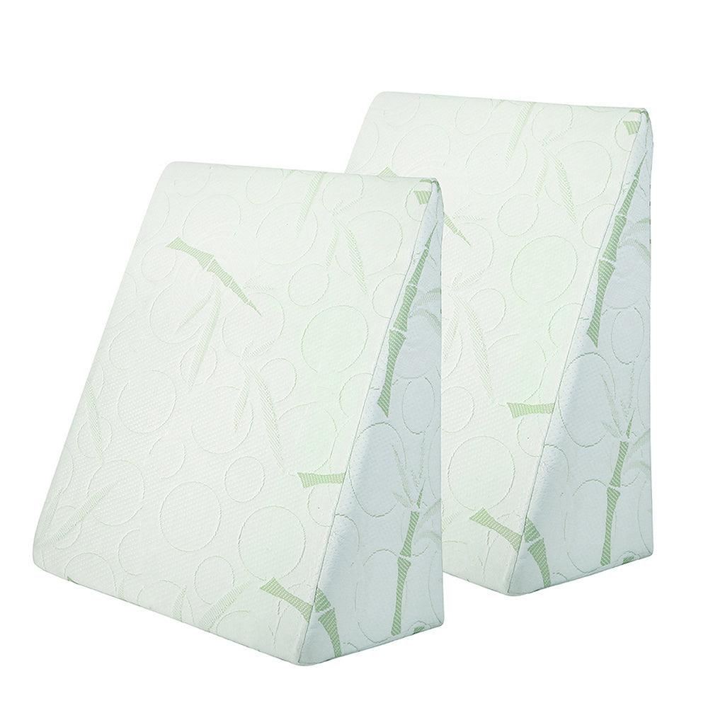 Giselle Bedding Wedge Pillow Bamboo Cover Twin Pack - Harrogates