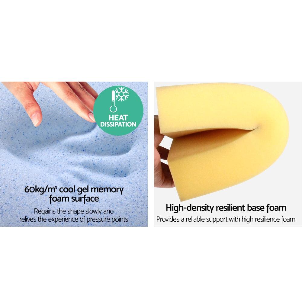 Giselle Bedding Wedge Pillow White Twin Pack - Harrogates