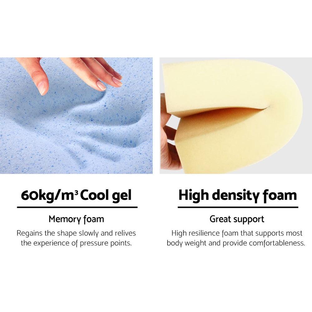 Giselle Bedding Wedge Pillow Blue - Harrogates