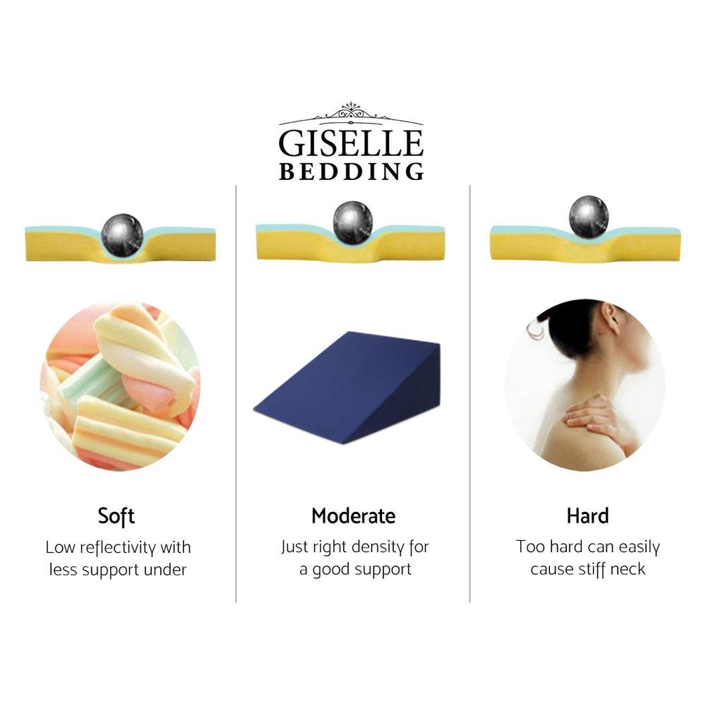 Giselle Bedding Wedge Pillow Blue - Harrogates