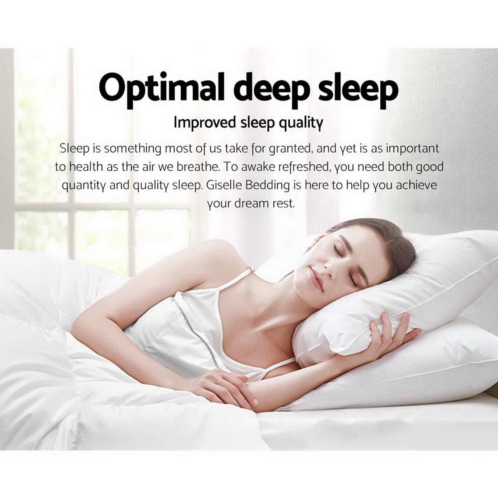 Giselle Bedding 400GSM Microfibre Bamboo Quilt Super King - Harrogates