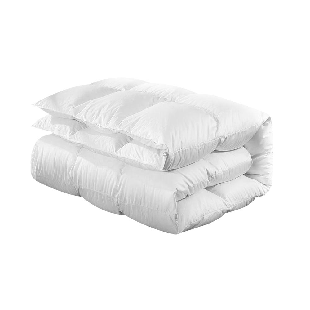 Giselle Bedding 700GSM Duck Down Feather Quilt Queen - Harrogates