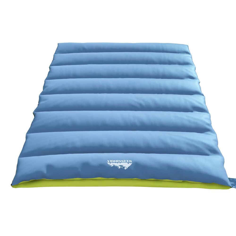 Weisshorn Sleeping Bag Double Bags Thermal Camping Hiking Tent Grey -5°C - Harrogates