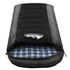 Weisshorn Sleeping Bag Single Thermal Camping Hiking Tent Black  -20°C - Harrogates