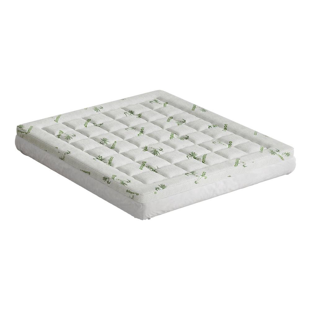 Giselle Bedding Mattress Topper Pillowtop Bamboo 7.5cm King - Harrogates