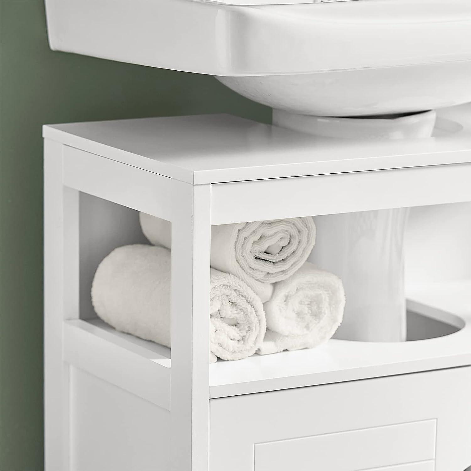 Vanity Unit Bathroom Furniture, White - Harrogates