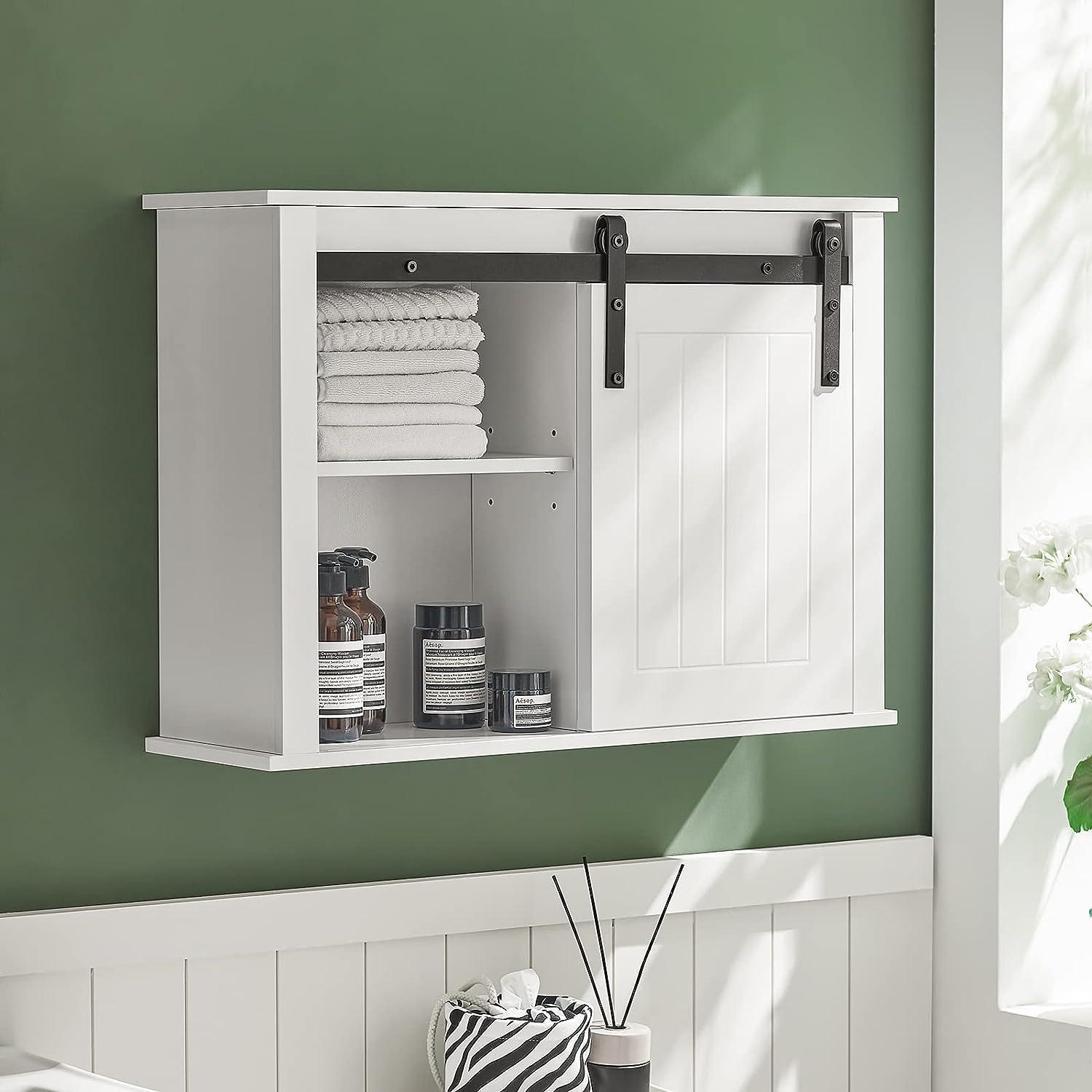 Bathroom Wall Cabinet Storage Cupboard - Harrogates