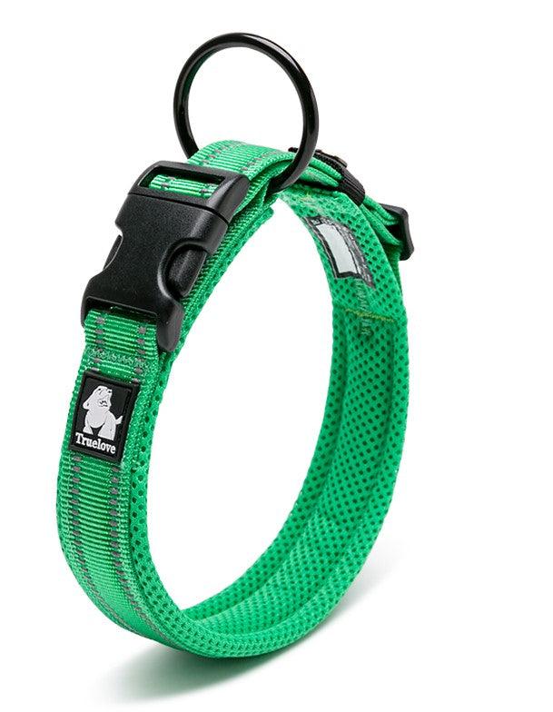Heavy Duty Reflective Collar Grass Green S - Harrogates
