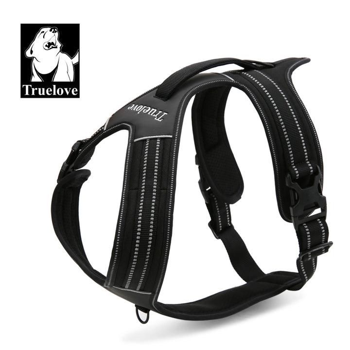 Reflective Heavy Duty Harness Black XL - Harrogates