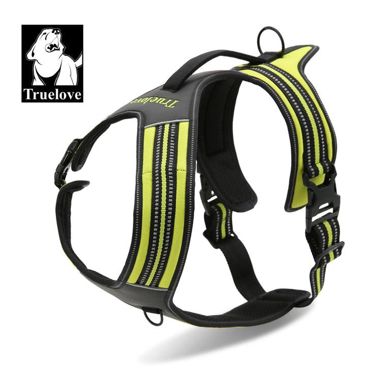 Reflective Heavy Duty Harness Neon Yellow XL - Harrogates