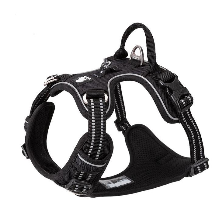 No Pull Harness Black XL - Harrogates
