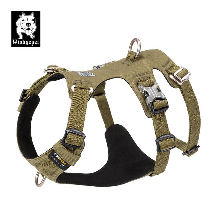 Whinhyepet Harness Army Green S - Harrogates