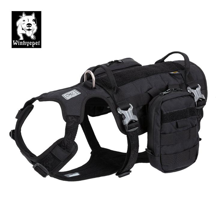 Whinhyepet Military Harness Black M - Harrogates