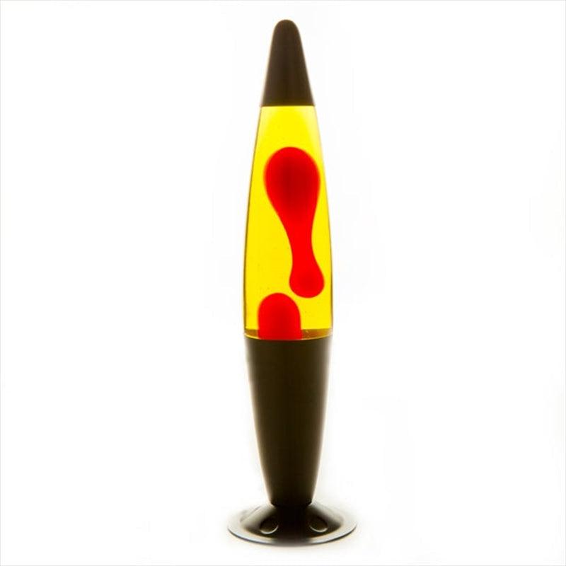 Black/Red/Yellow Peace Motion Lamp - Harrogates