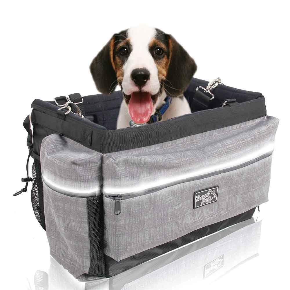 Small Dog Bicycle Mount Bag - Pet Travel Carrier Basket - Bike Riding Seat - Harrogates