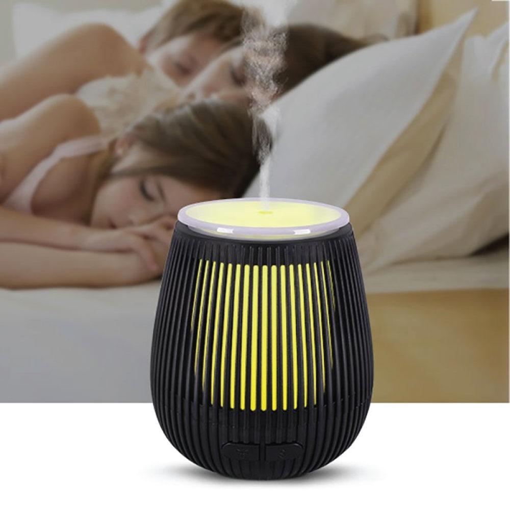 Essential Oil Aroma Diffuser USB - 100ml Black Portable Ultrasonic Car Humidifier - Harrogates
